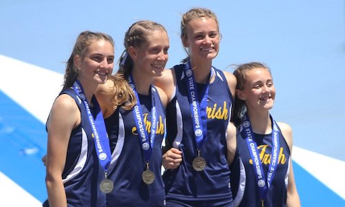 2018-19 MN Track & Field 4X400 Meter Relay Rosemount - Ava Cinnamo, Lauren Peterson, Amber Johnson & Jenna Johnson