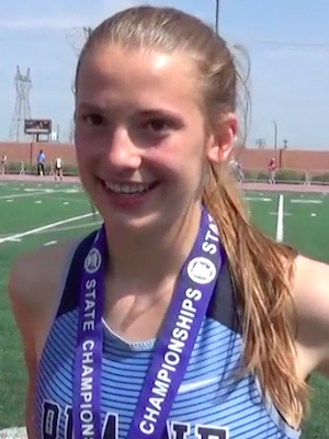 2018-19 MN Track & Field High Jump Madison Schmidt Blaine