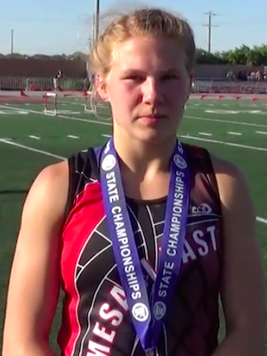 2018-19 MN Track & Field 800 Meter Run Ava Hill Mesabi East