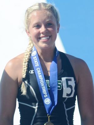 2018-19 MN Track & Field 100 Meter Dash Maelea Harmon Waterville-Elysian-Morristown