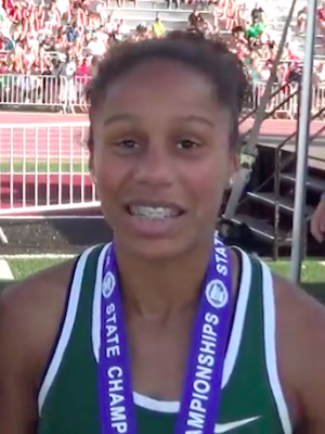 2018-19 MN Track & Field 200 Meter Dash Anisa Thompson Blake