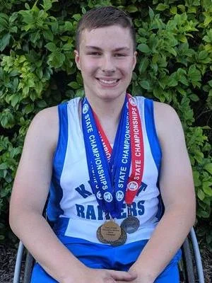 2018-19 MN Track & Field 200 Meter Dash Wheelchair Aidan Gravelle Lake Crystal-Wellcome Memorial