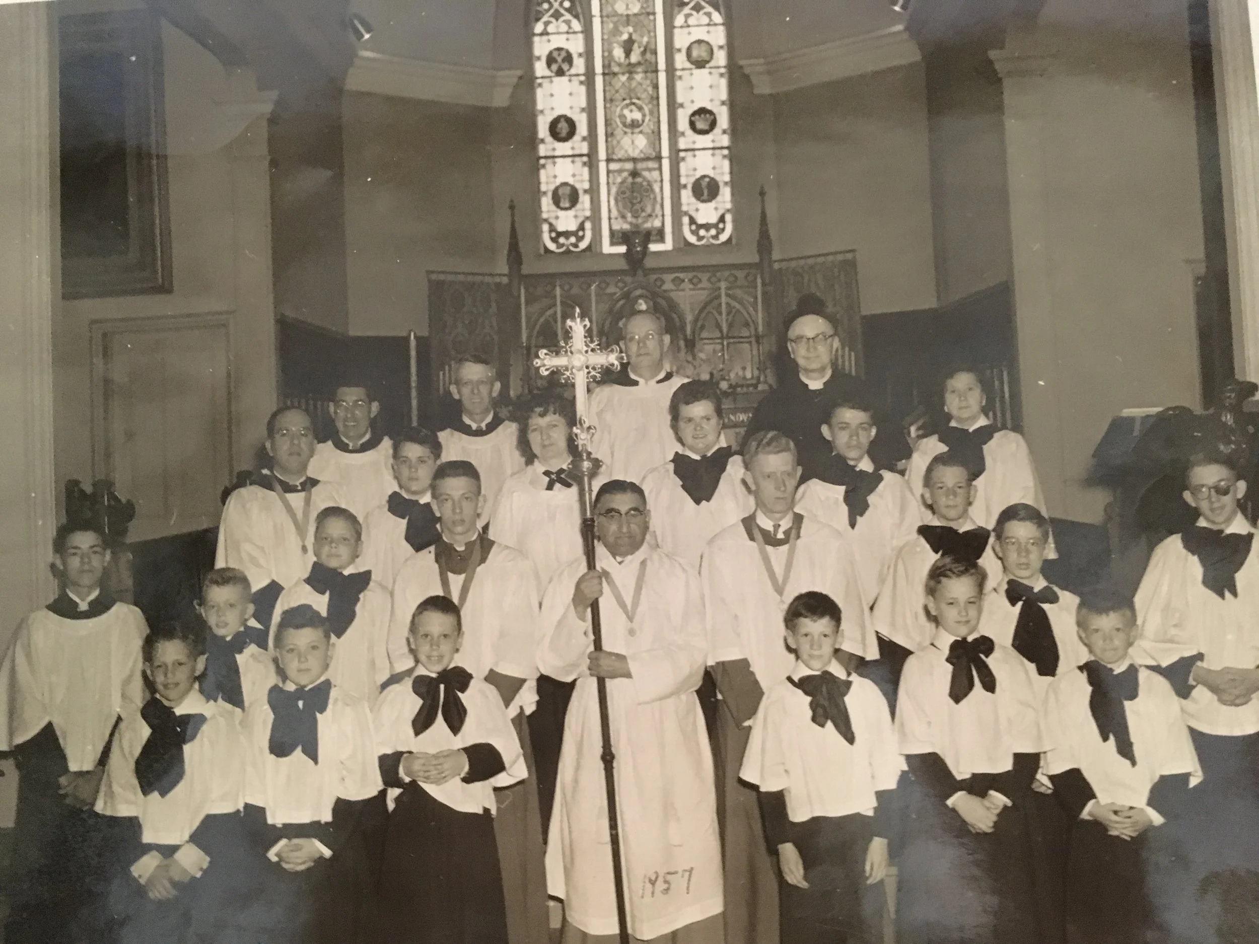 Photo circa 1957, taken by George J. Evans, Sr.