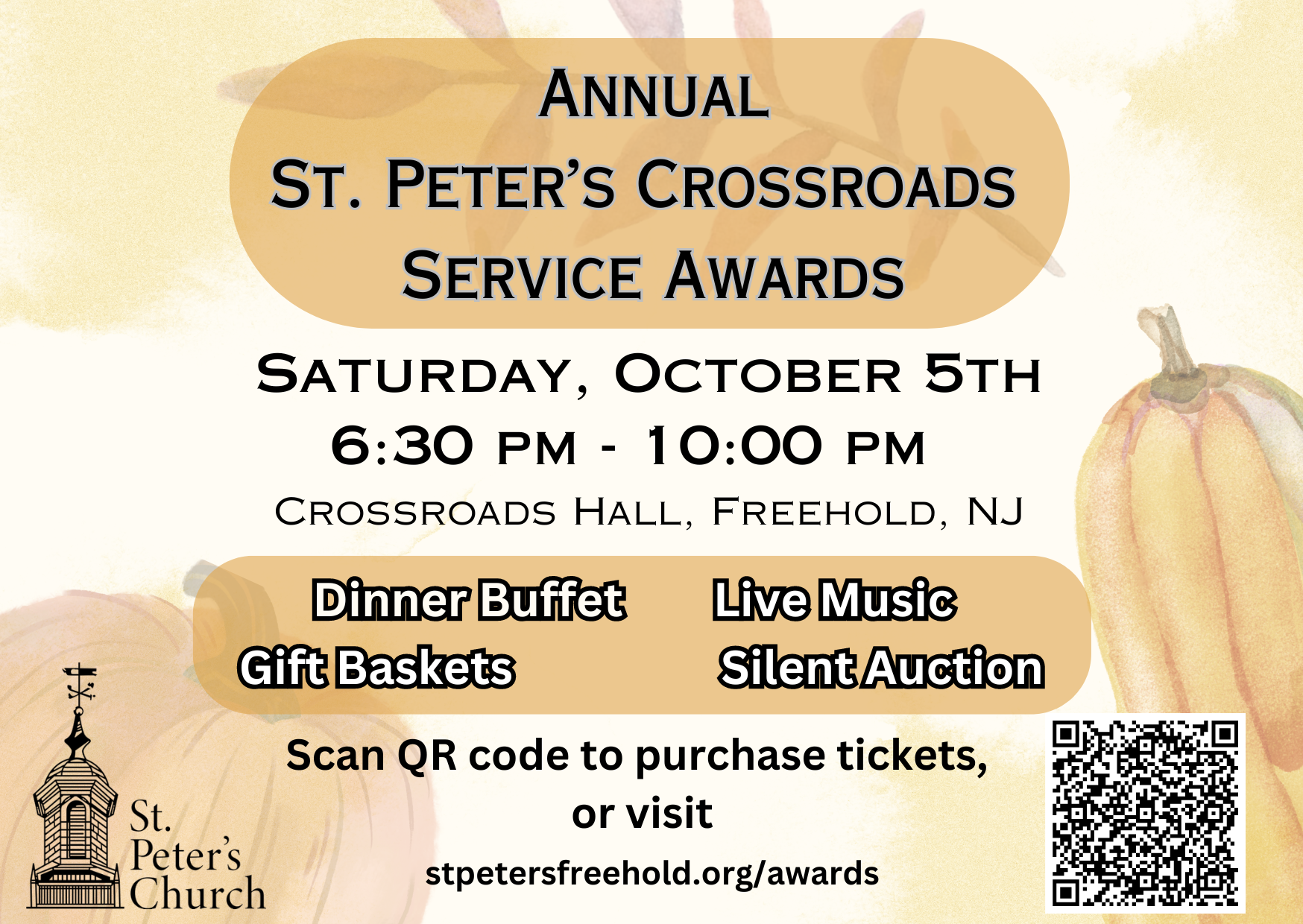 Annual St. Peter's Crossroads Service Awards Banquet