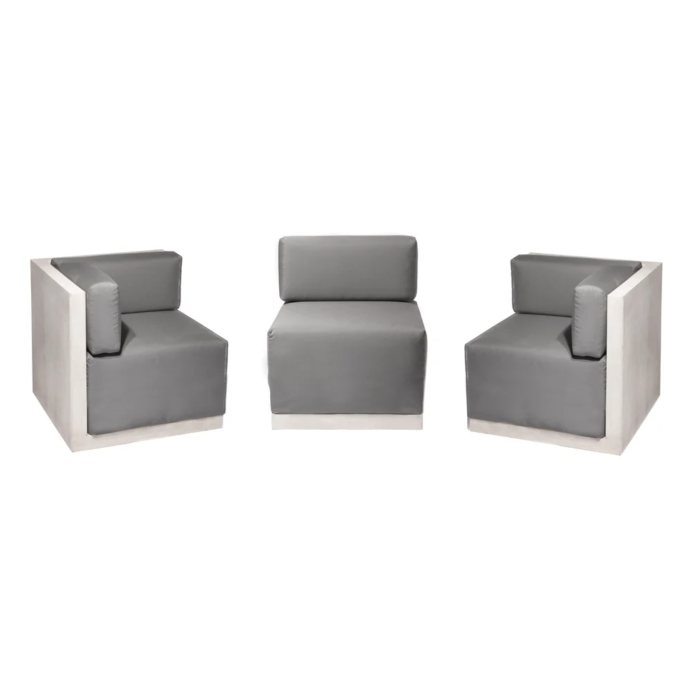 Modern Outdoor Corner Chair Section Collection
