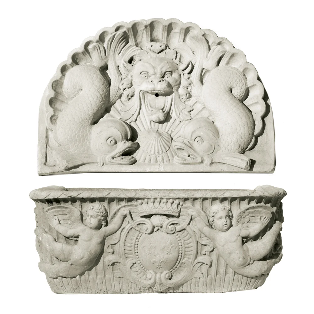 Timpidiom Fountain Top & Vaux-Le-Vicomte Fountain Base