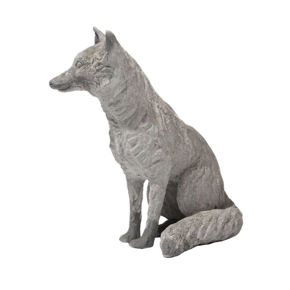 Sitting Fancy Hills Fox Statuary