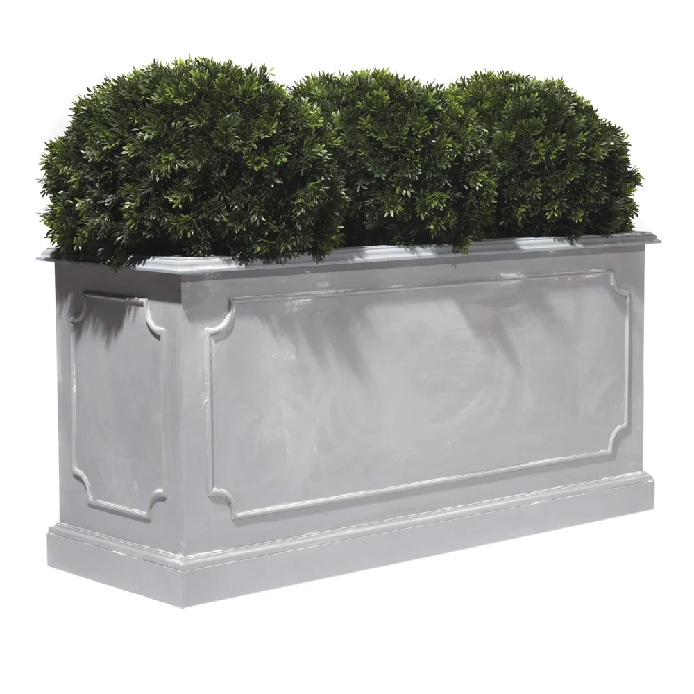 Paneled Rectangular Garden Planter