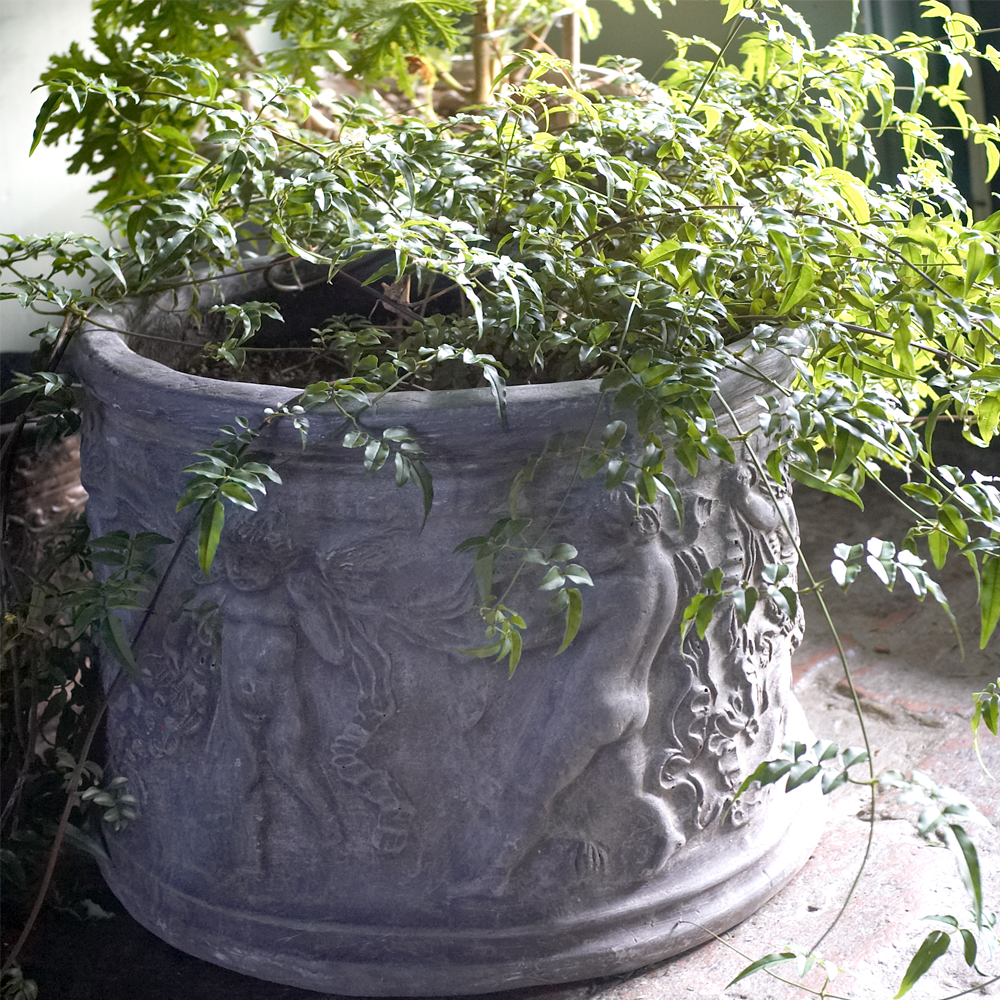 Round Cupid Planter in situ.jpg
