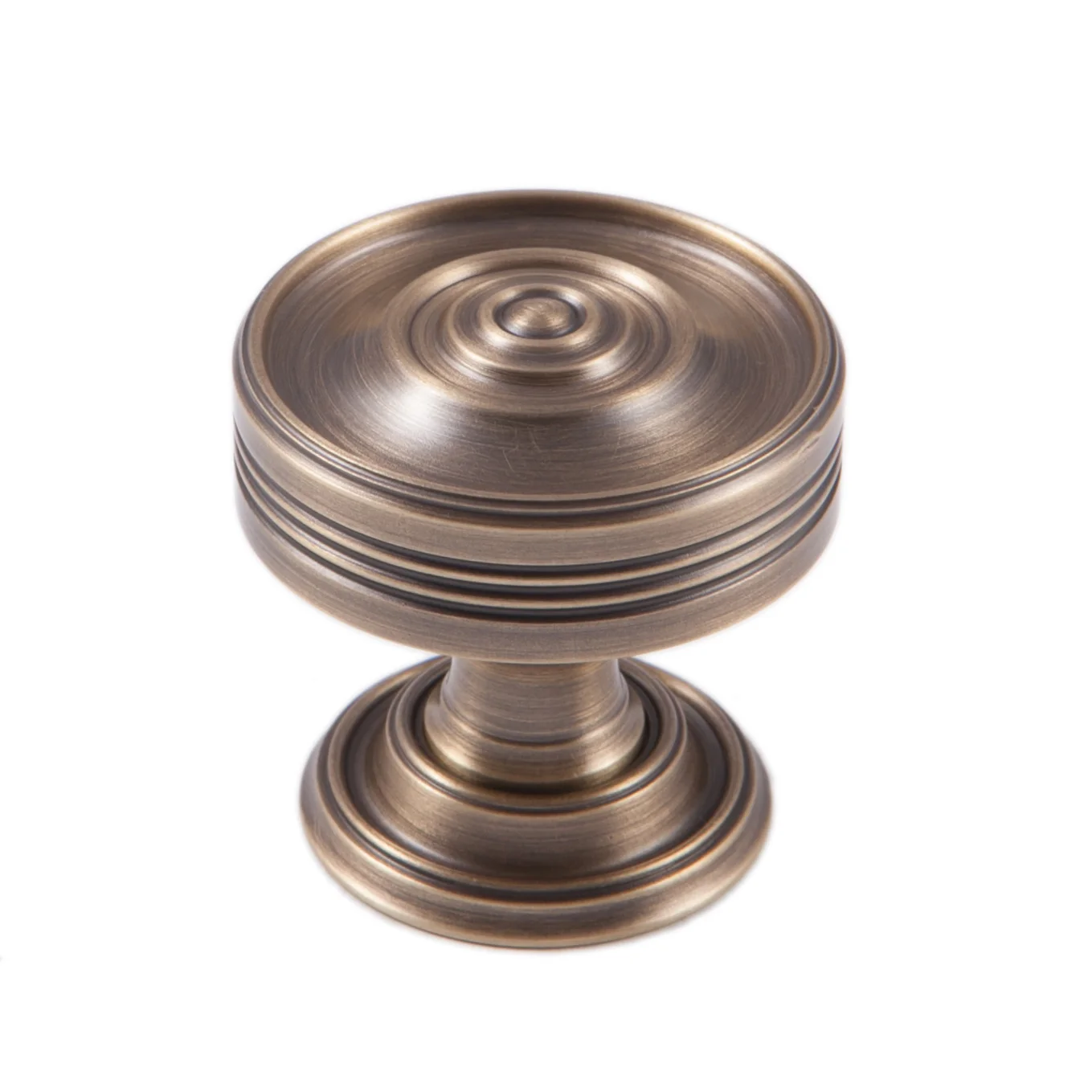 satin antique brass