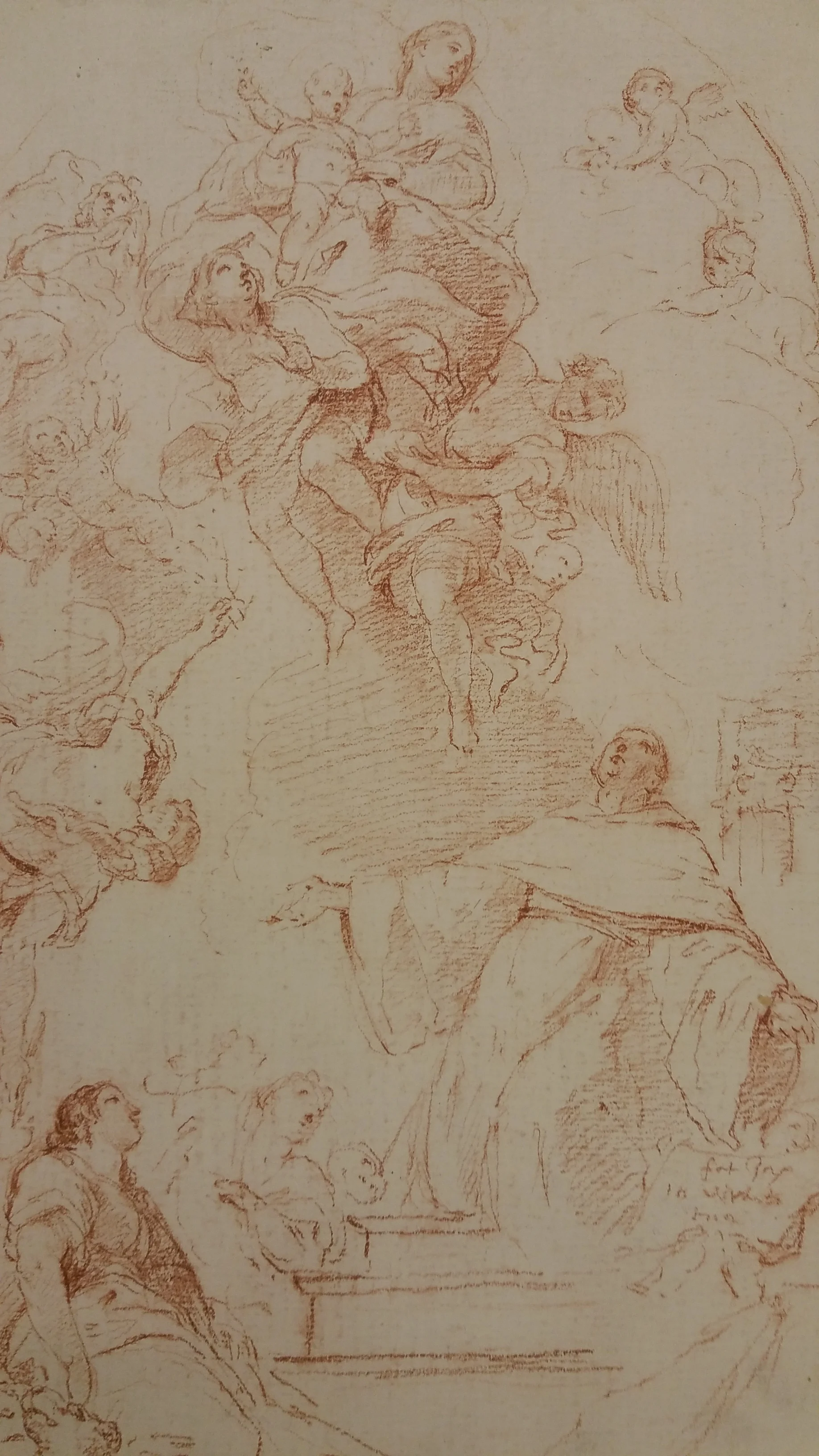 Charles-Joseph Natoire, Apparition of the Virgin and the Infant before St. Bernard