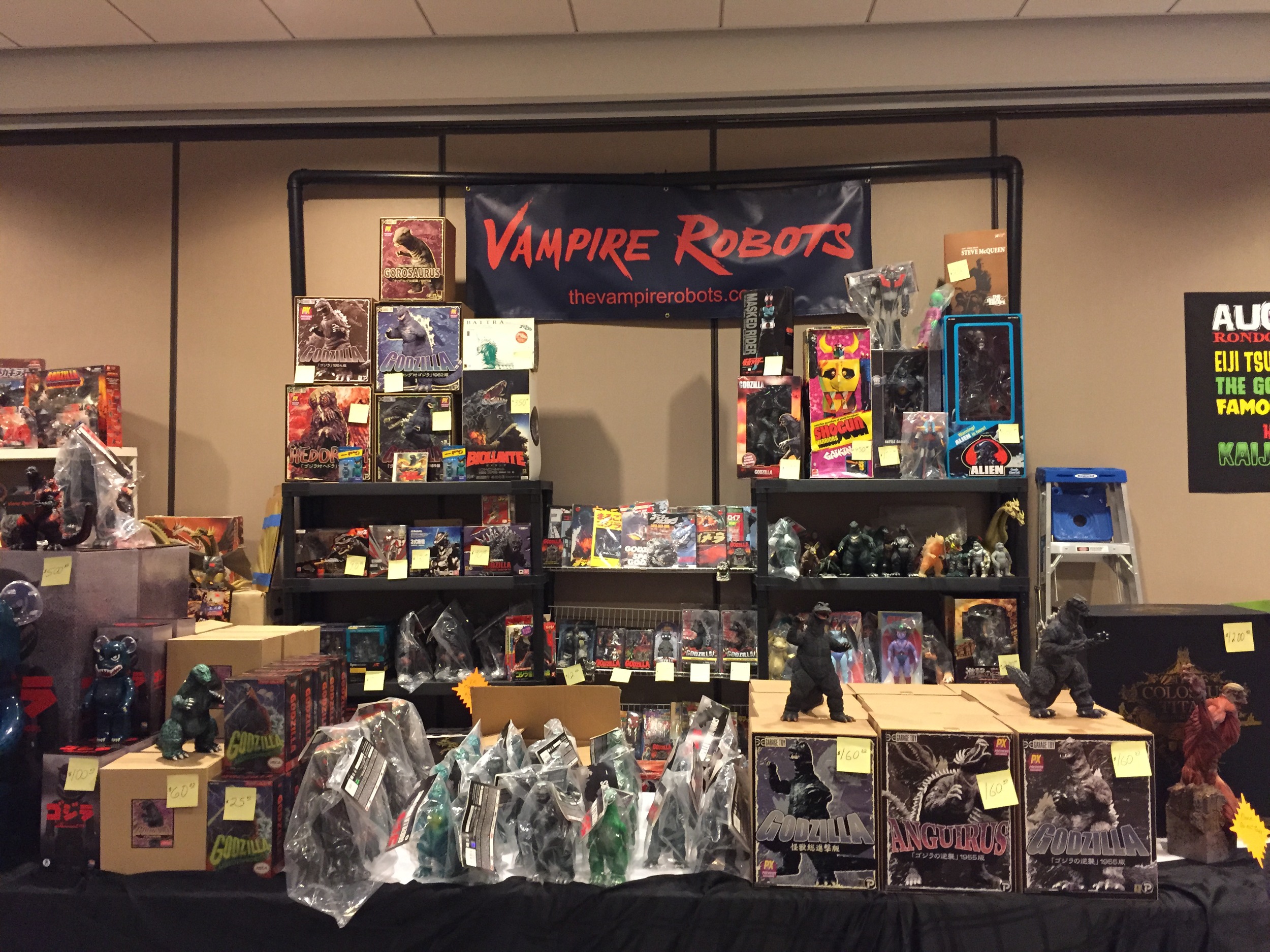 The vampire robots set up at G-Fest XXII in Rosemont IL. 
