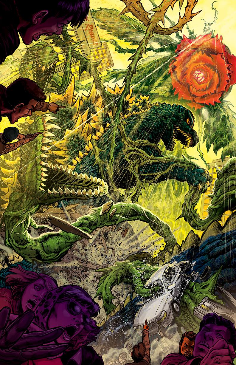 Godzilla: Oblivion #4 cover, art by Jeff Zornow