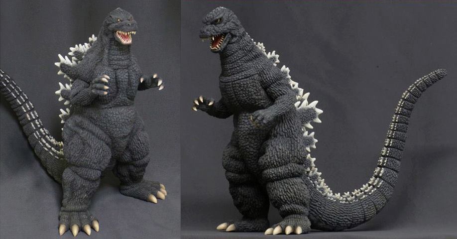 Godzilla'92 & Godzilla'84 30cm Vinyl Figures from X-plus, currently available for Pre-Order at Vampire Robots.