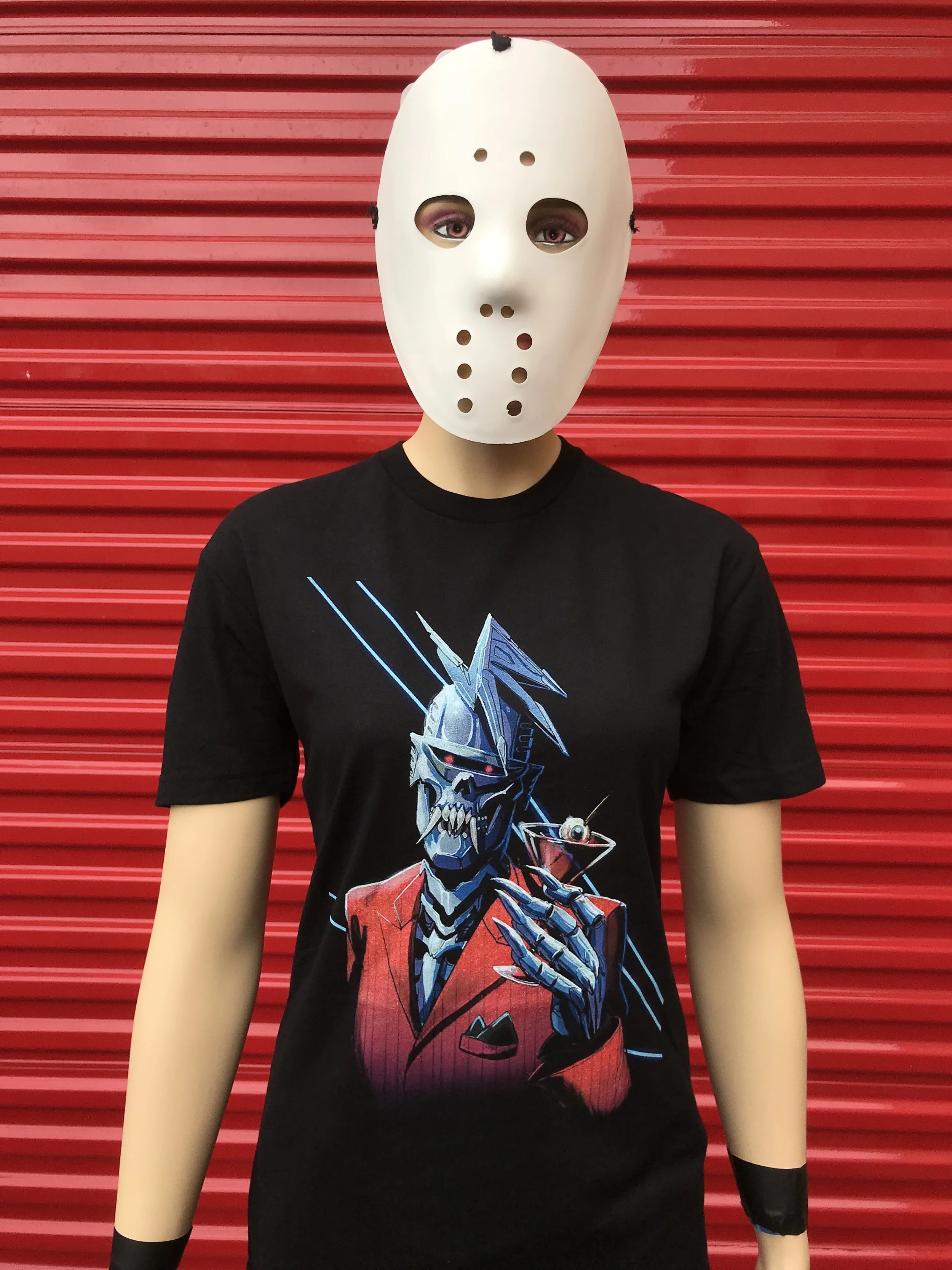 Here's the new shirt, as modeled by Michael's last Ex-Wife! 