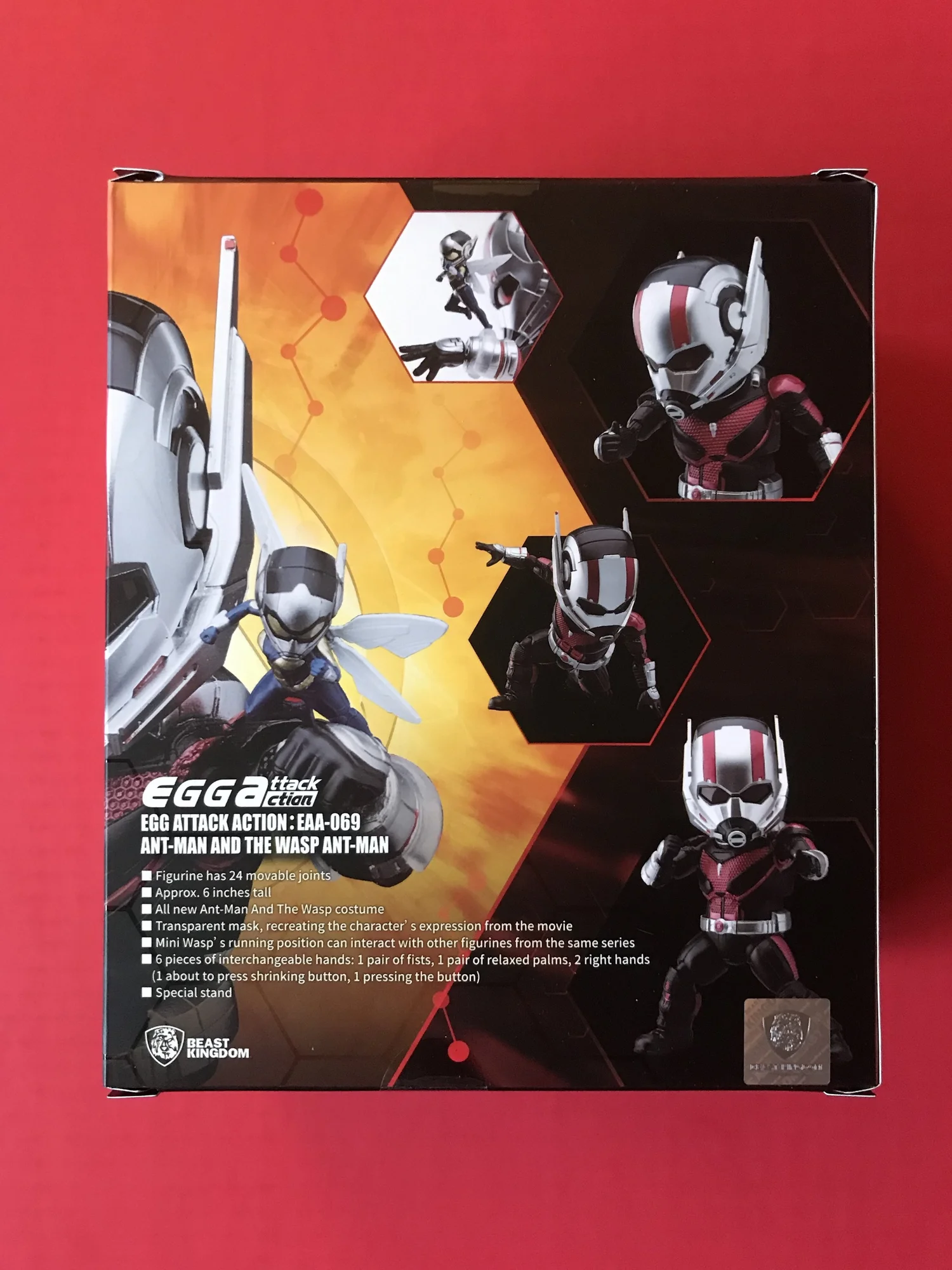 Egg Attack Antman (with Wasp) Figure by Beast Kingdom Ltd 