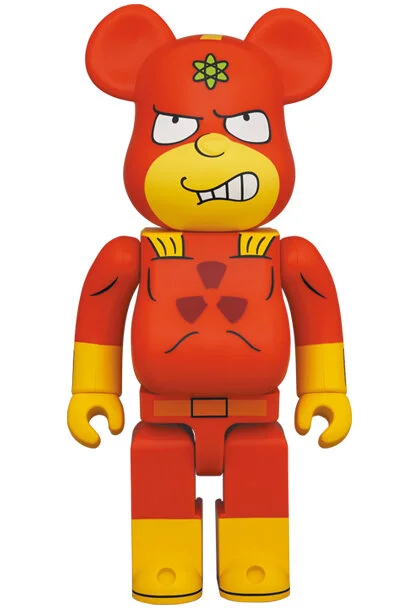 The Simpsons Radioactive Man Bearbrick 100% & 400% Set by Medicom