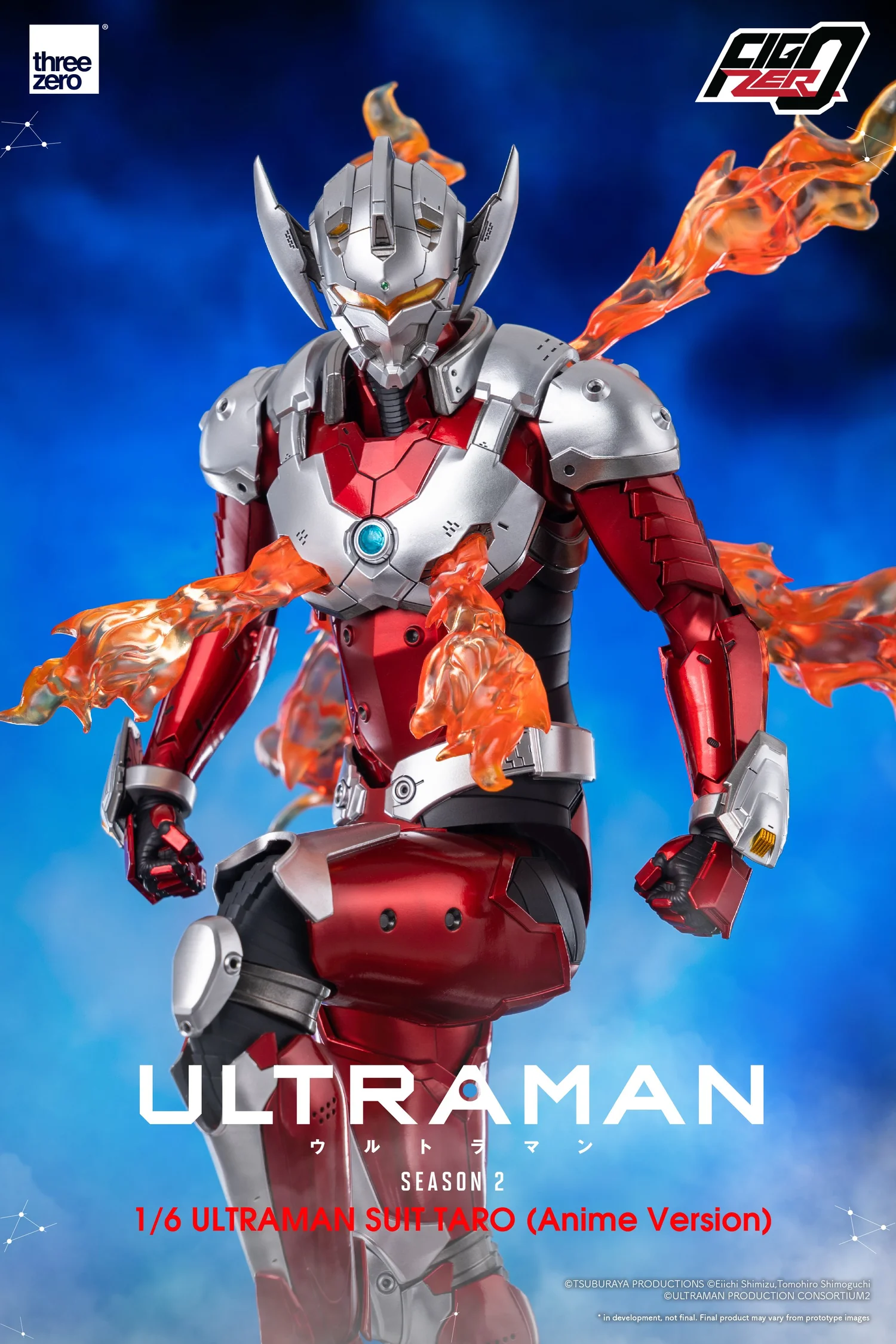 Figzero Ultraman Taro Anime Version 1/6th Figure by ThreeZero