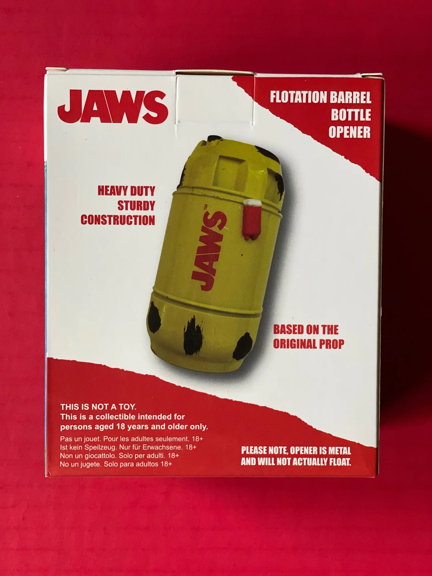 JAWS Flotation Barrel Bottle Opener by Factory Entertainment 