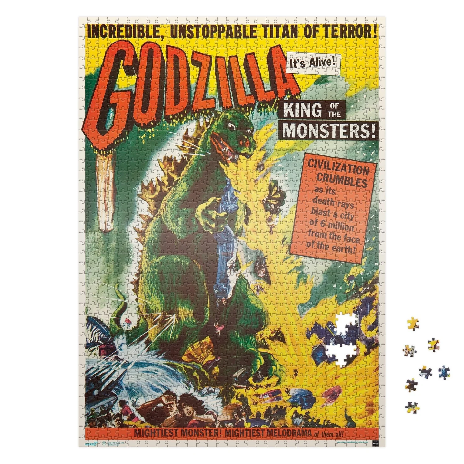 Godzilla King Of The Monsters US Poster Puzzle by Super7