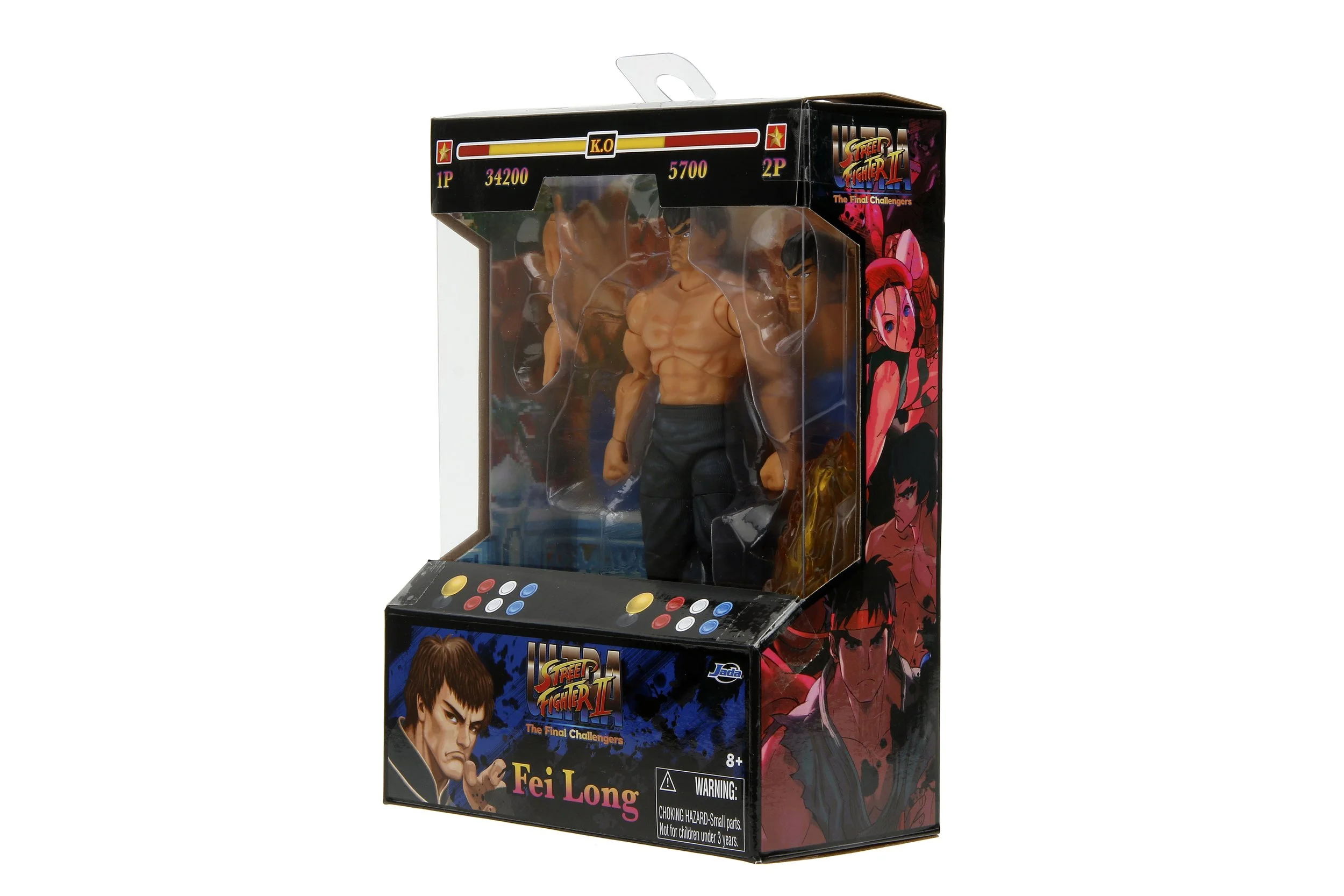 Street Fighter II Ultra Fei Long Figure by Jada Toys