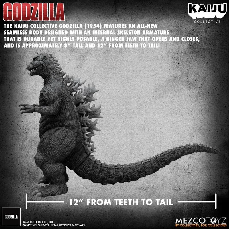 その他 GODZILLA  TYPE1954 Godzilla (1964) Middle Size Series Soft Vinyl Garage Kit Reprint