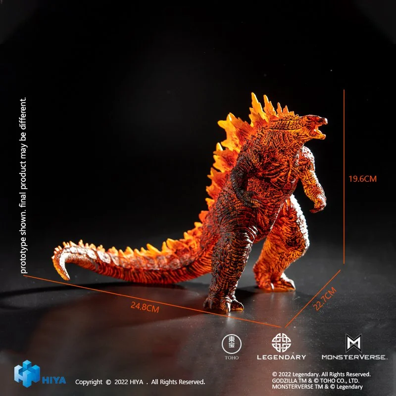 Godzilla KOTM Burning Godzilla Stylist PVC Figure by Hiya Toys