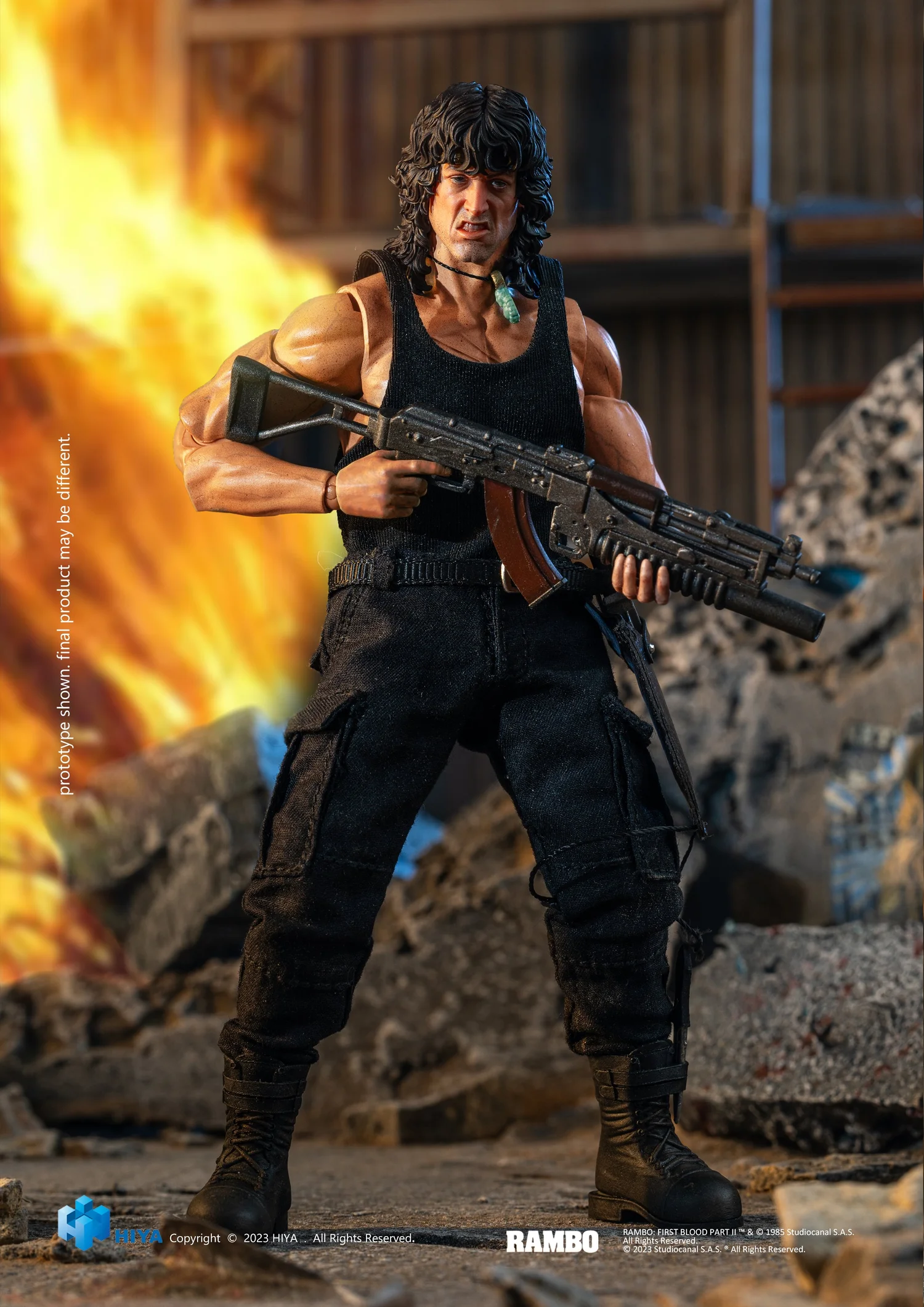 RAMBO III Exquisite Super Series John Rambo 1/12th Figure by
