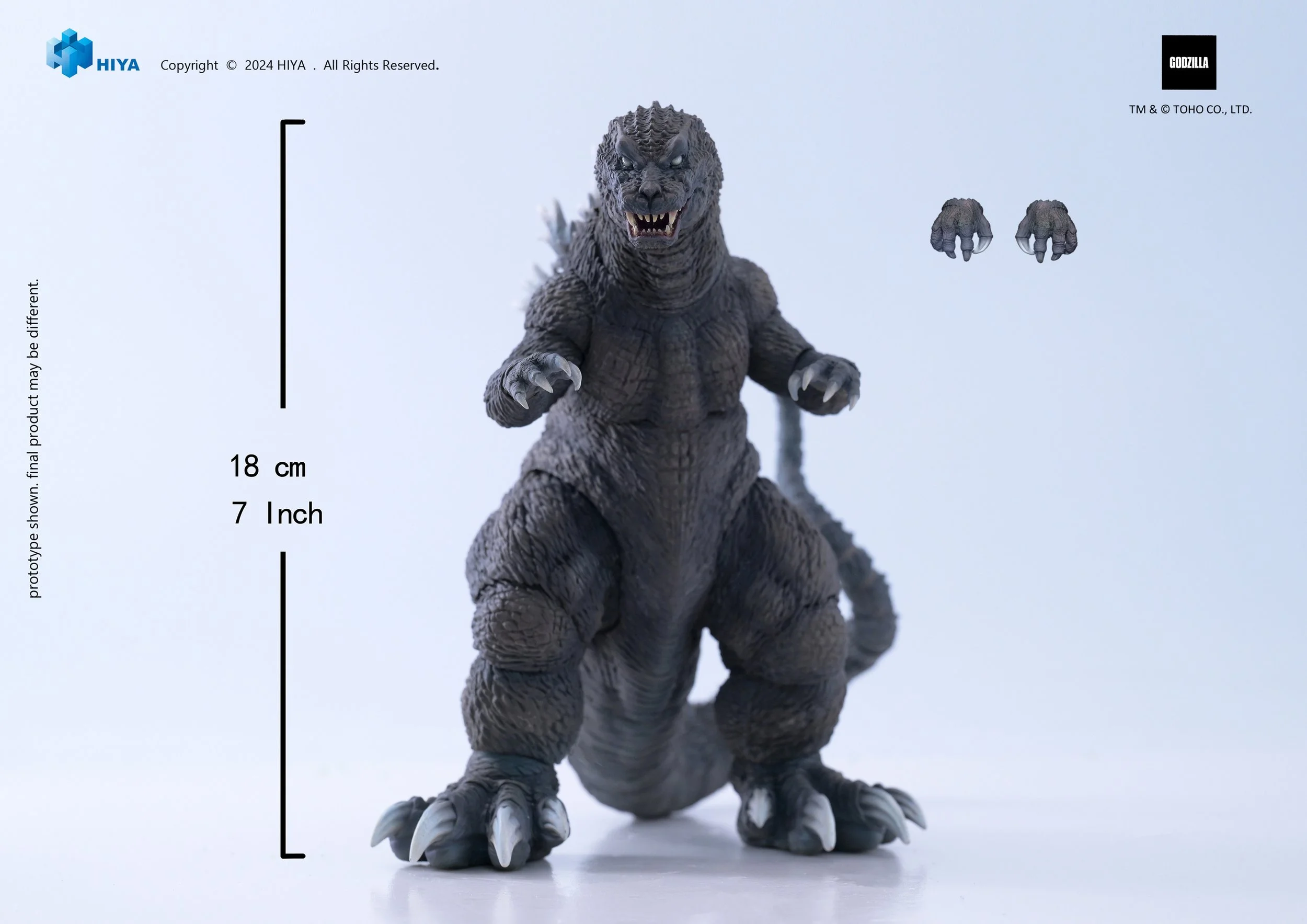 Godzilla GMK Godzilla '01 Exquisite Basic Figure by Hiya Toys