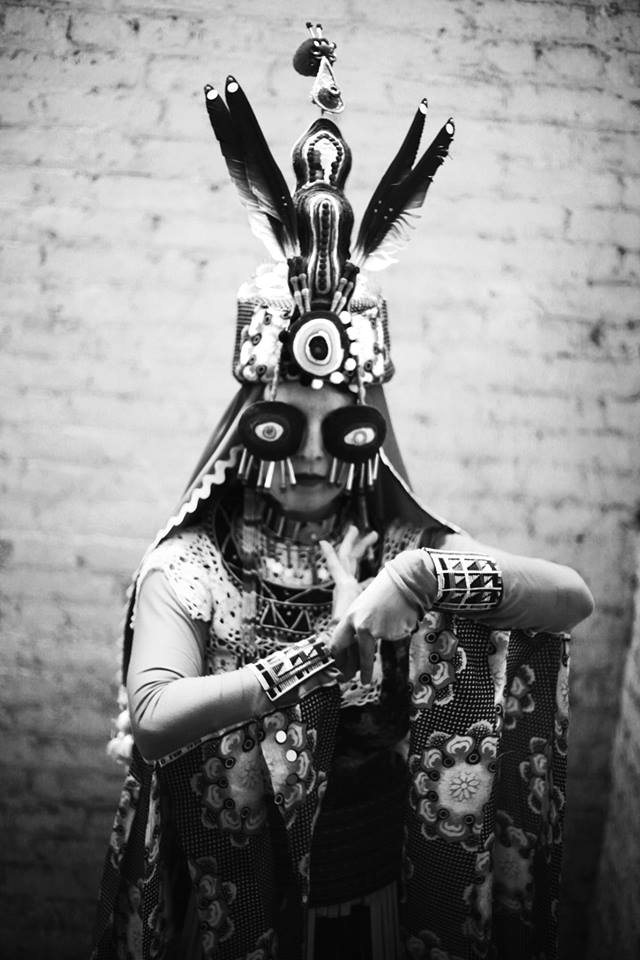 photo by Layla Wrencher ~ Mask/Costume by Xango Shola & KimBa-Ji Schneider 