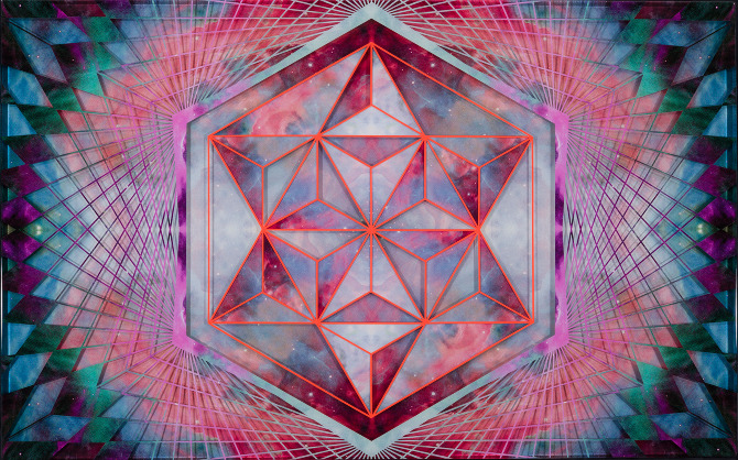 Art by Sebastian Wahl http://www.sebastianwahl.com/Cosmic-Hexagon