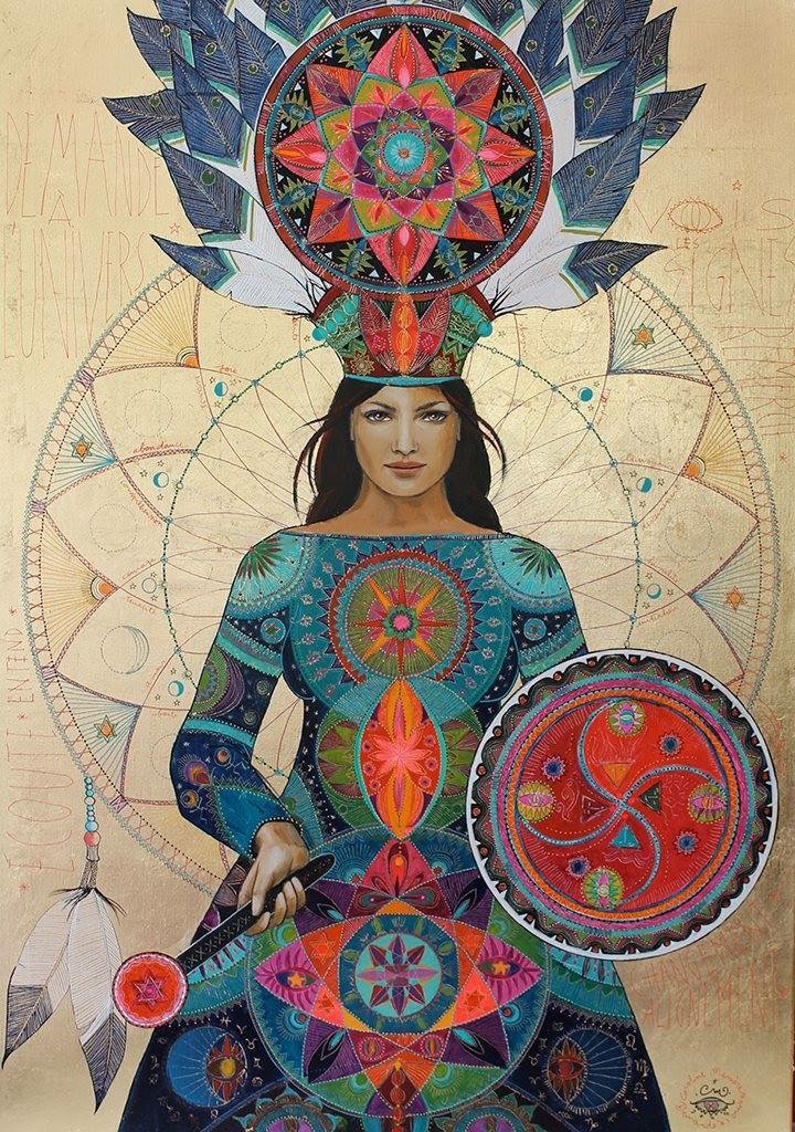 Painting by the gifted Caroline Maniere. Website here.