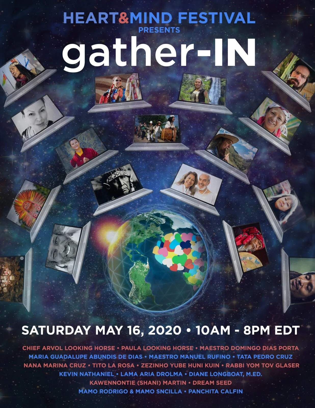 Heart & Mind Festival Presents: gather-IN: A Virtual Celebration of Music, Wisdom, and Humanity
