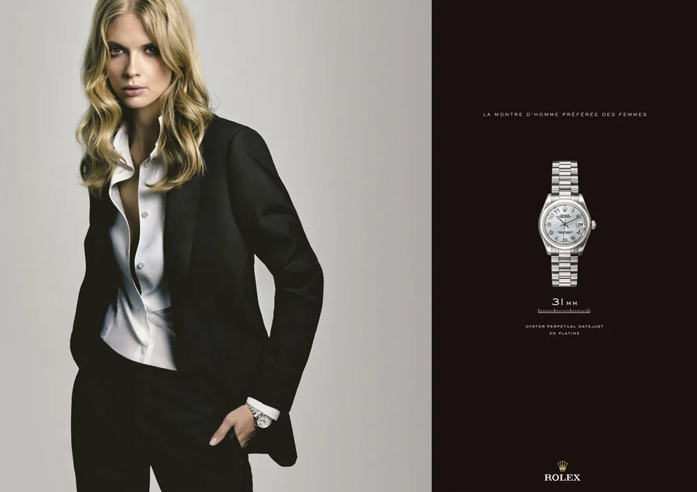 «31 mm- the man's watch women prefer»