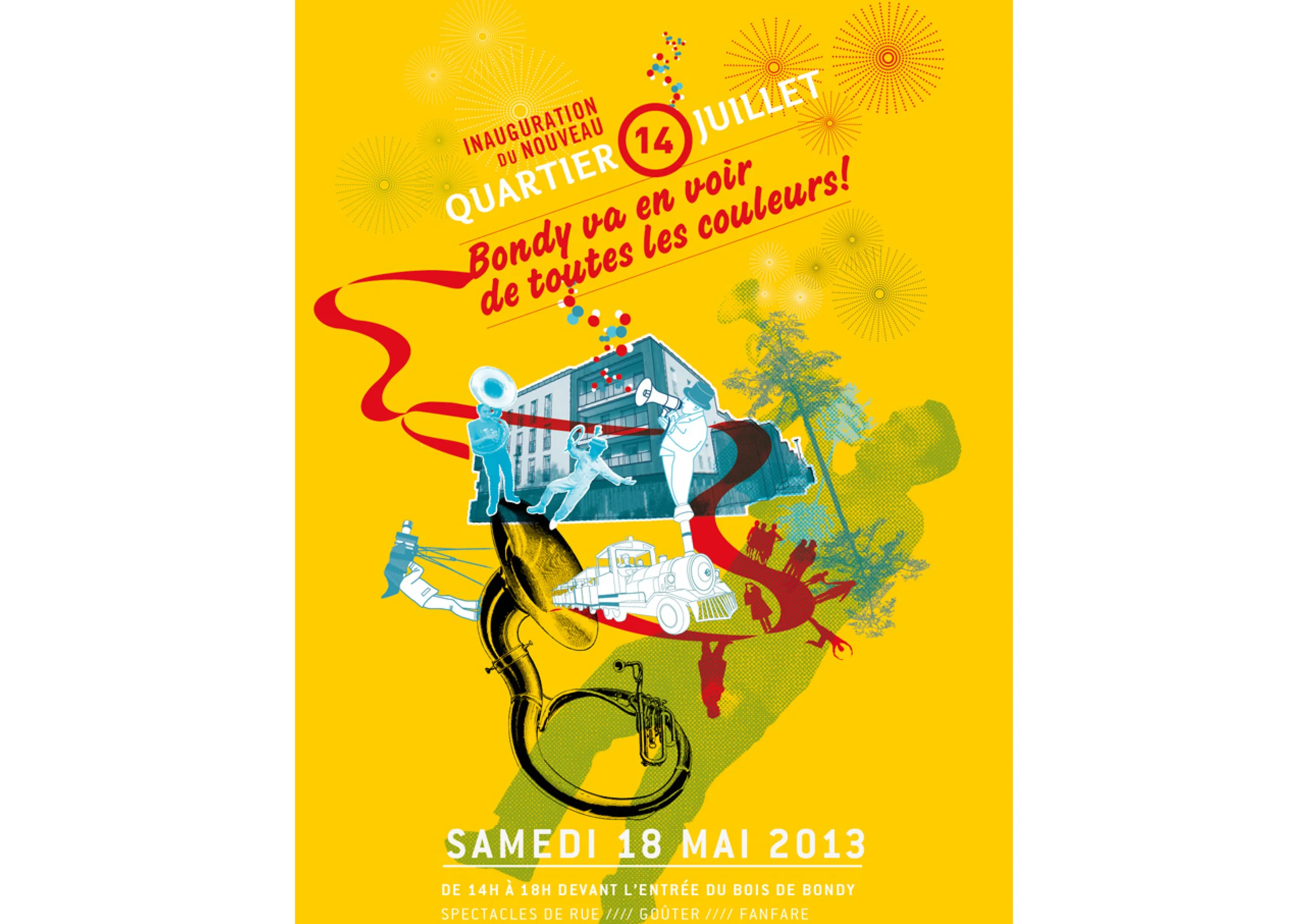 Grand Openning of a neighborhood "Quartier 14 of July"