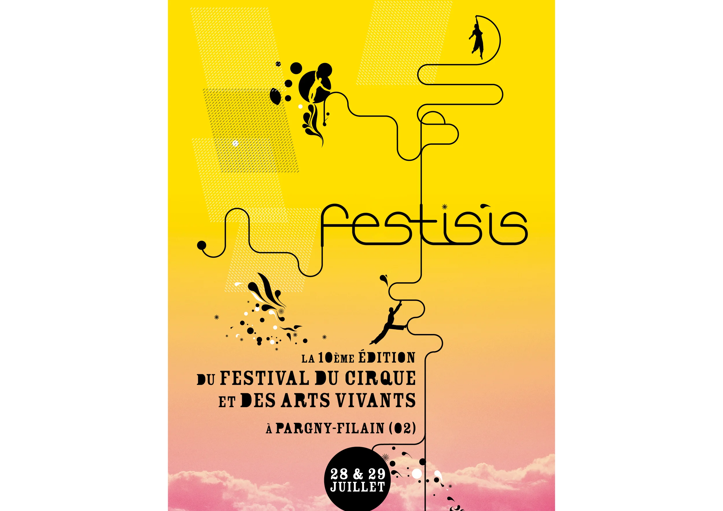 Poster for a french Circus Festival