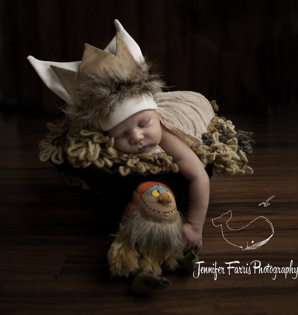  Where the Wild Things Are Themed Newborn Photo Session with Sipi | Jennifer Farris Photography | as seen on GiggleHearts.com 