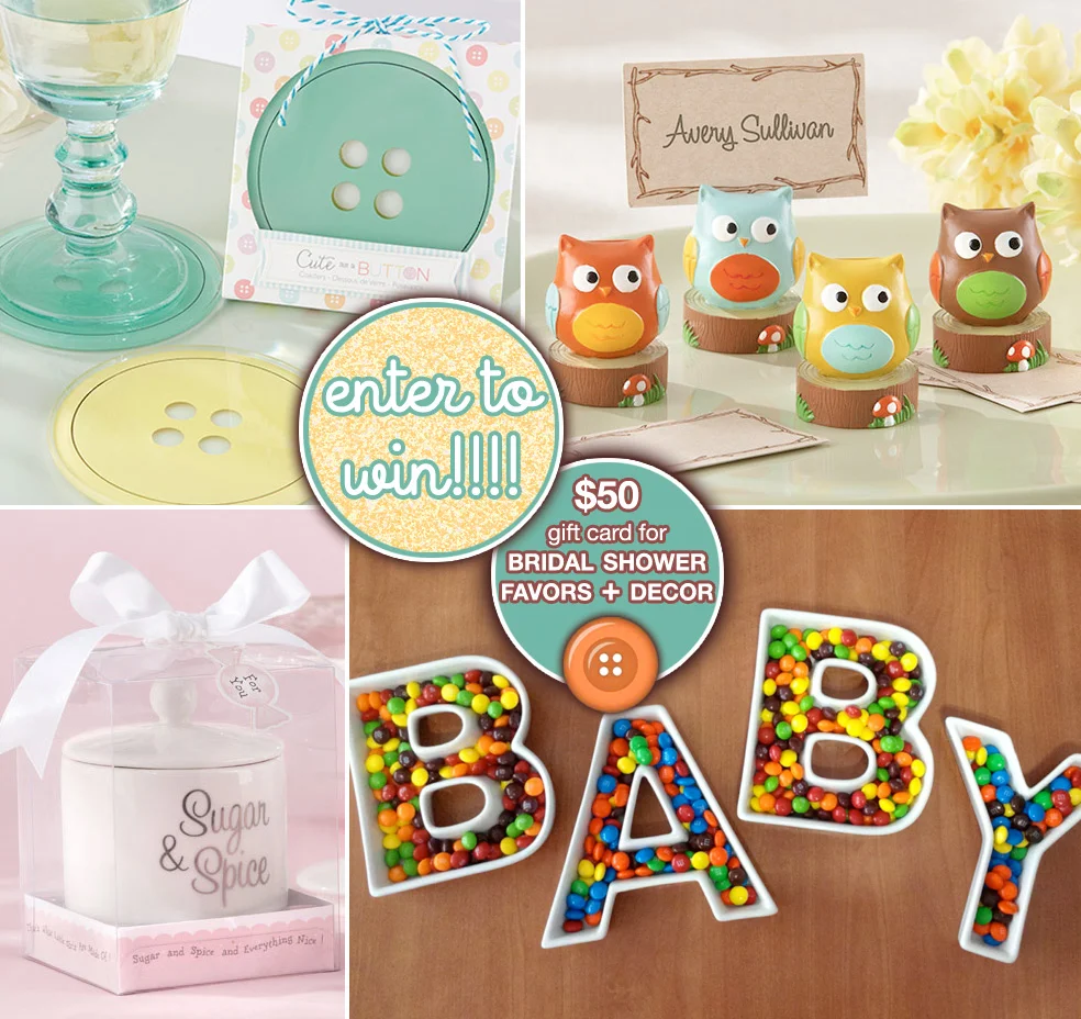 It's a Baby Giveaway - Enter to $50 towards Baby Shower Favors and Decorations on www.GiggleHearts.com