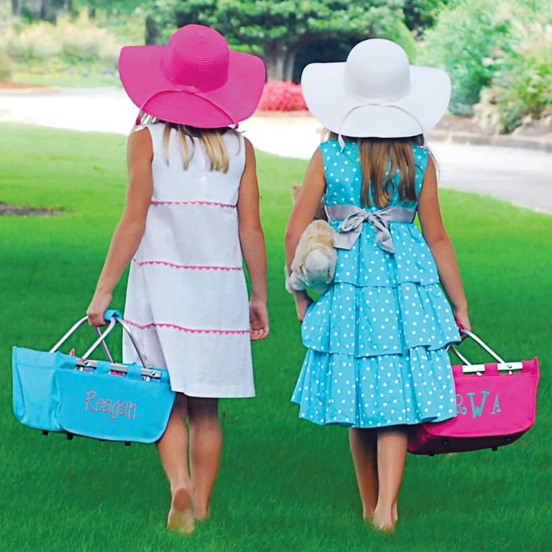 Collapsible Mini Size Market Totes from Chic Monkey Boutique / as seen on www.GiggleHearts.com