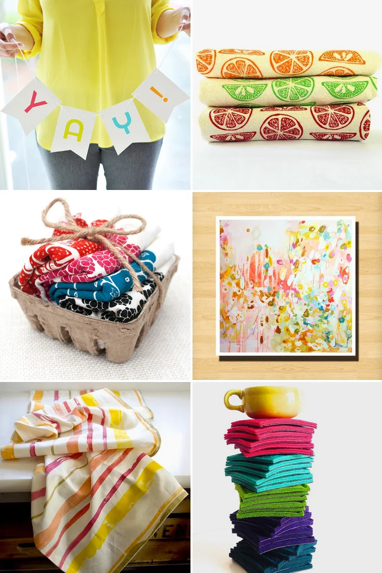 Save 20% All Weekend on Unique + Colorful Handmade Gifts + Party Decor