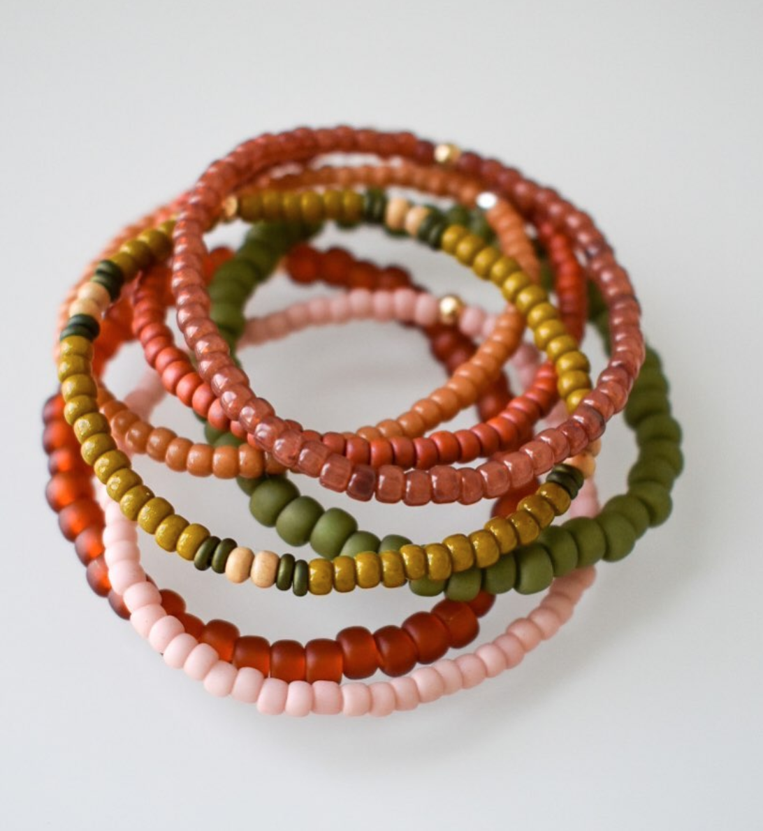 Goldie Girl Bracelets creates quality, affordable, stackable bracelets.