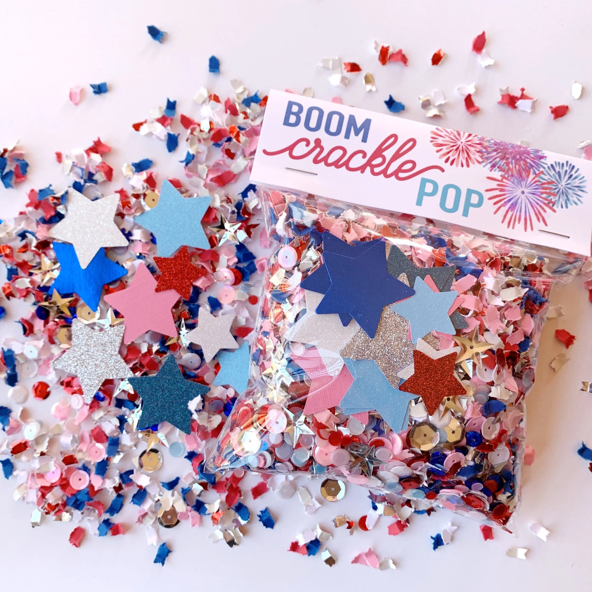 Boom Crackle Pop - the Americana Confetti is Here (created exclusively for the Ellie and Piper Shop)