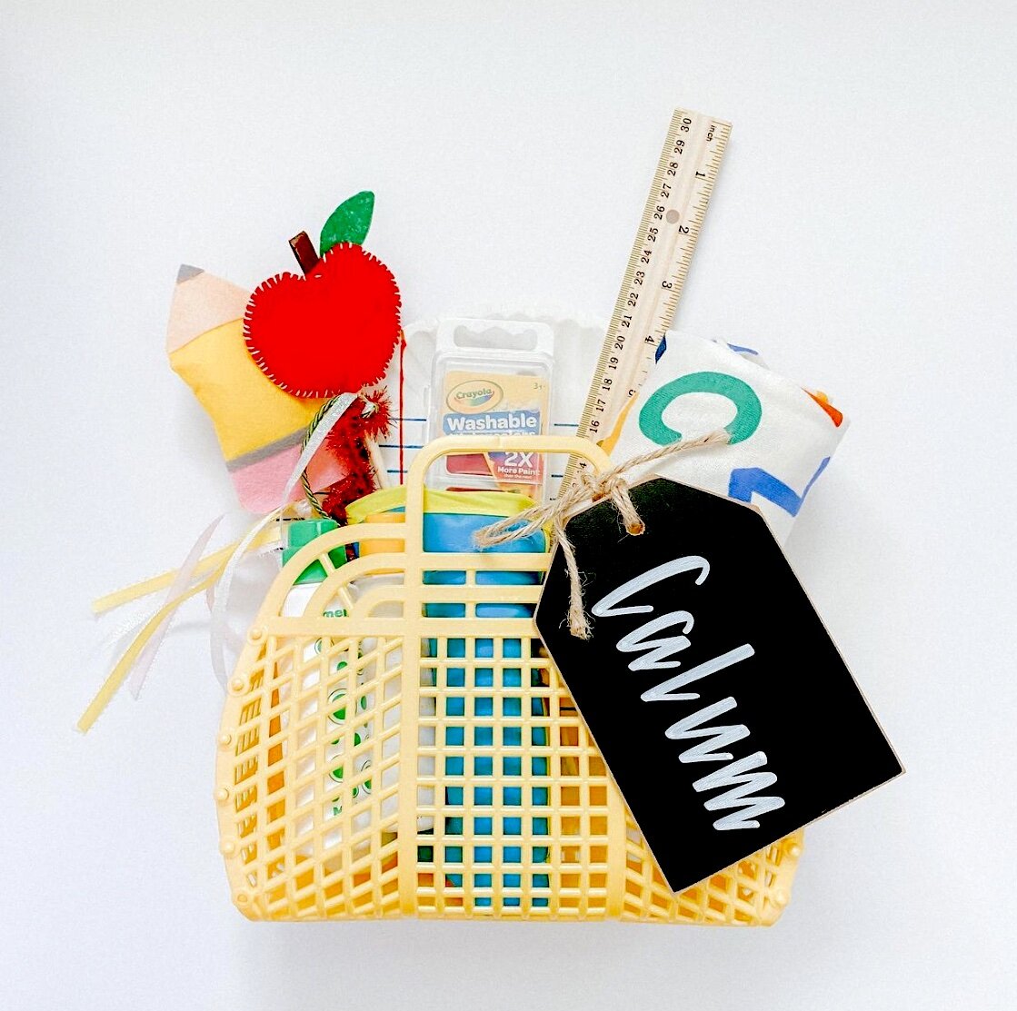 Back to School Basket by @beccadutkiewicz