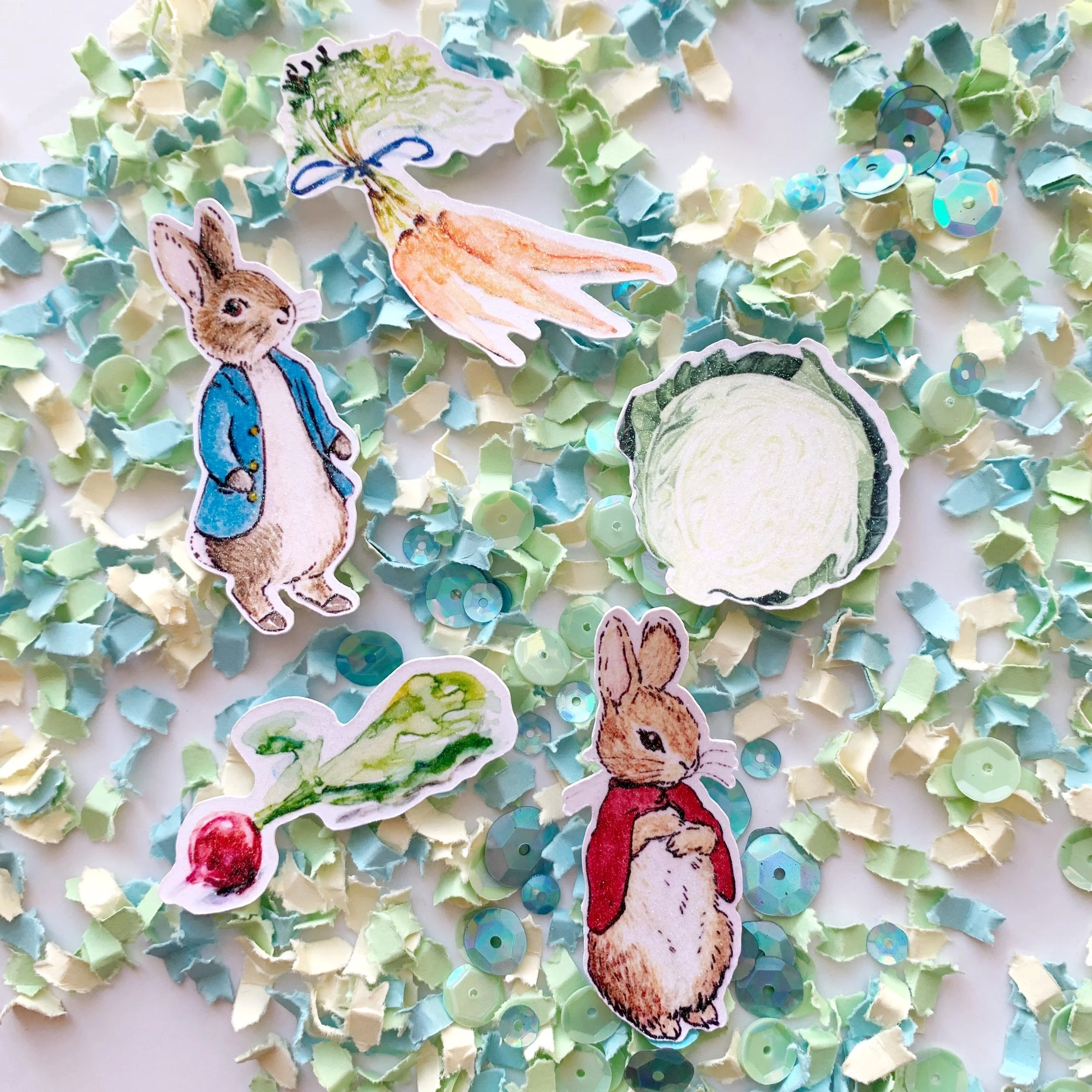 Classic Garden Rabbit Confetti