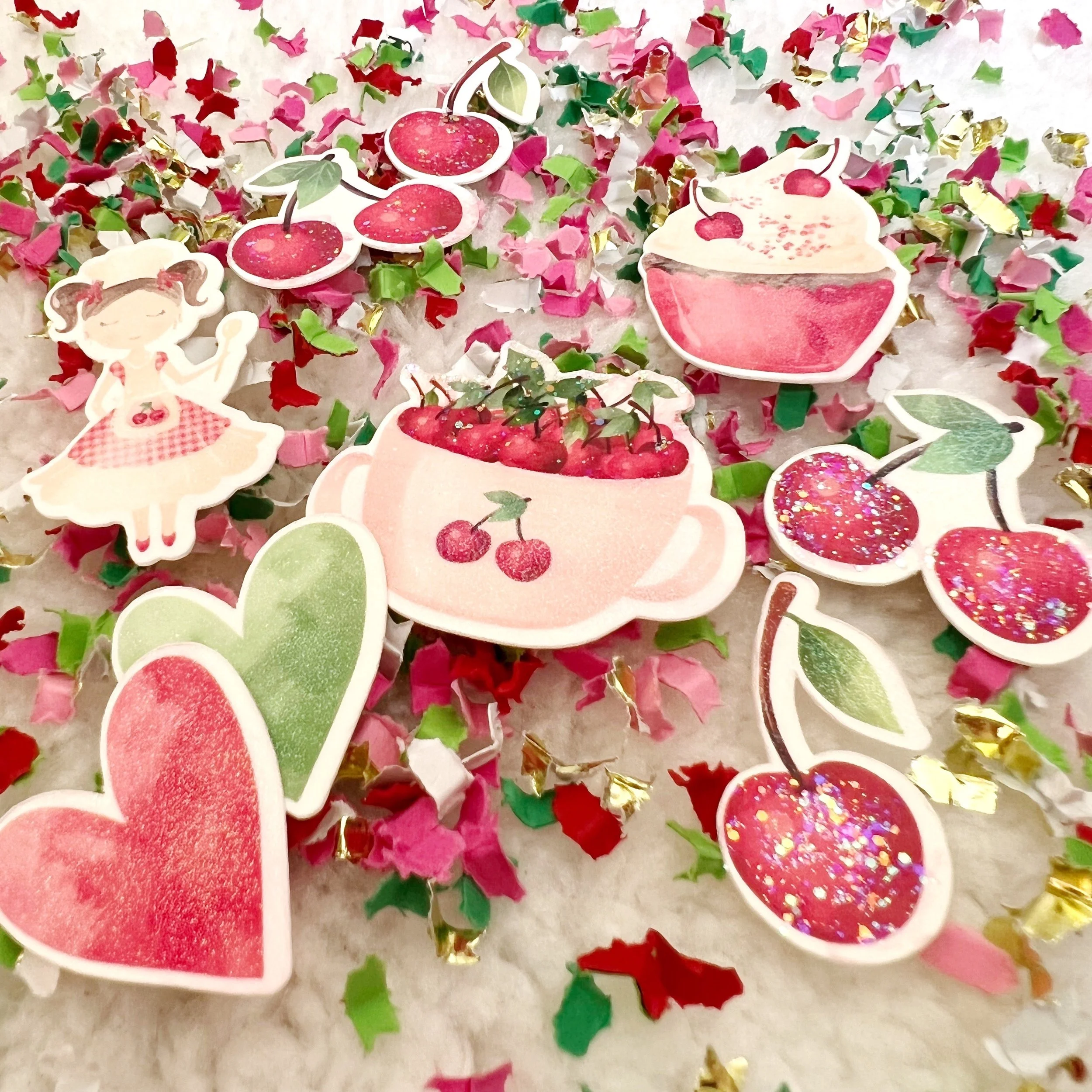 Cherry Party Confetti