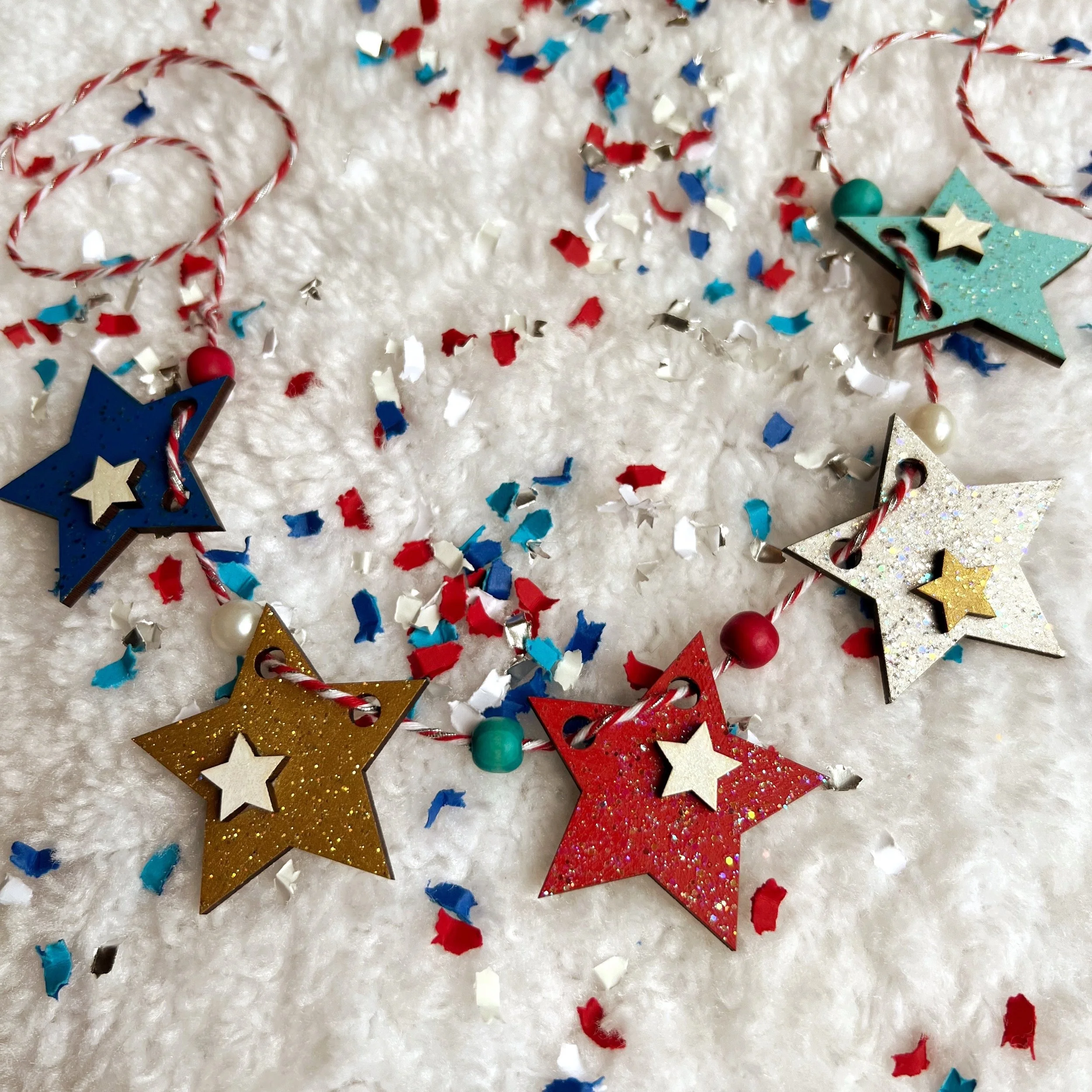 4th of July Star Banner