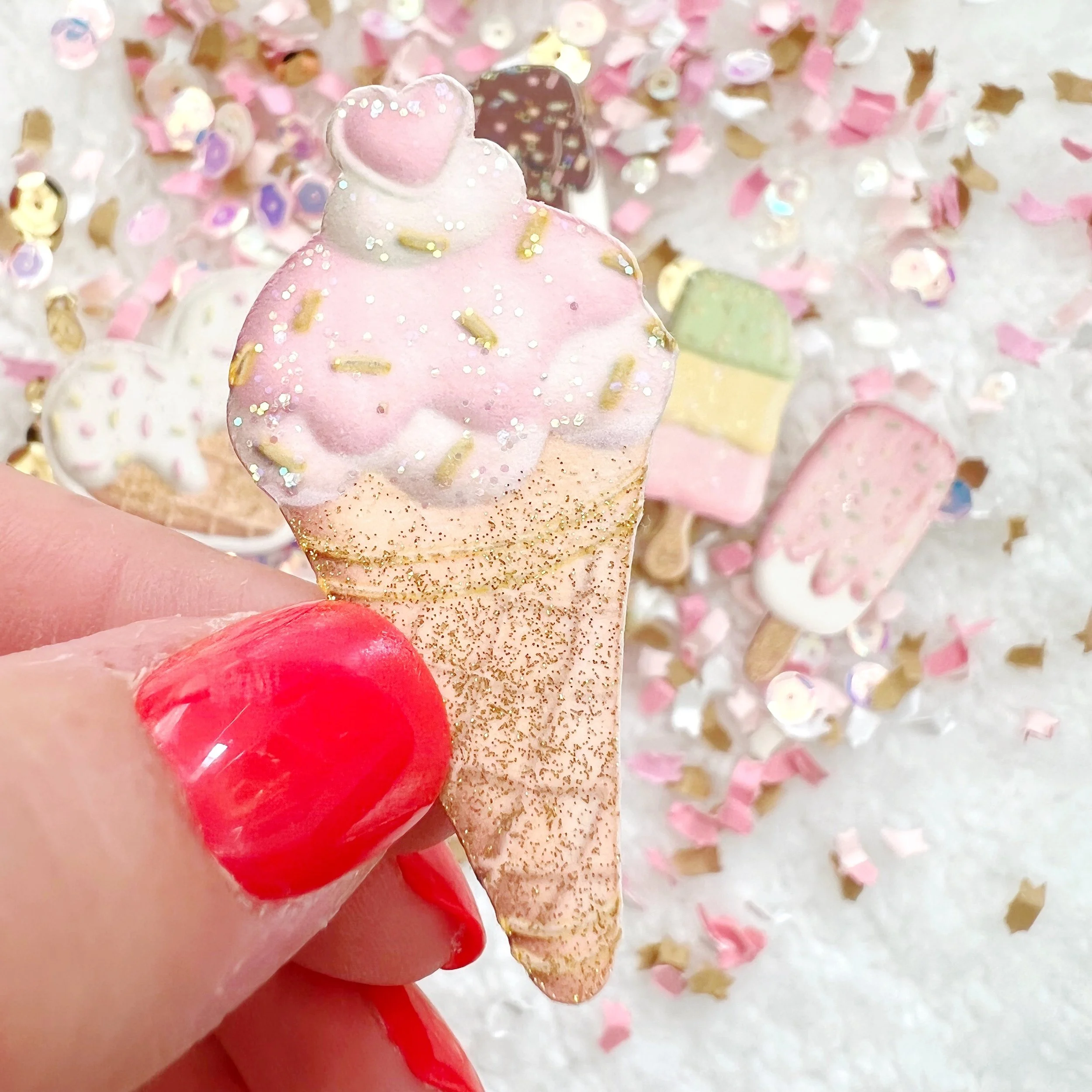 Mini Ice Cream Confetti