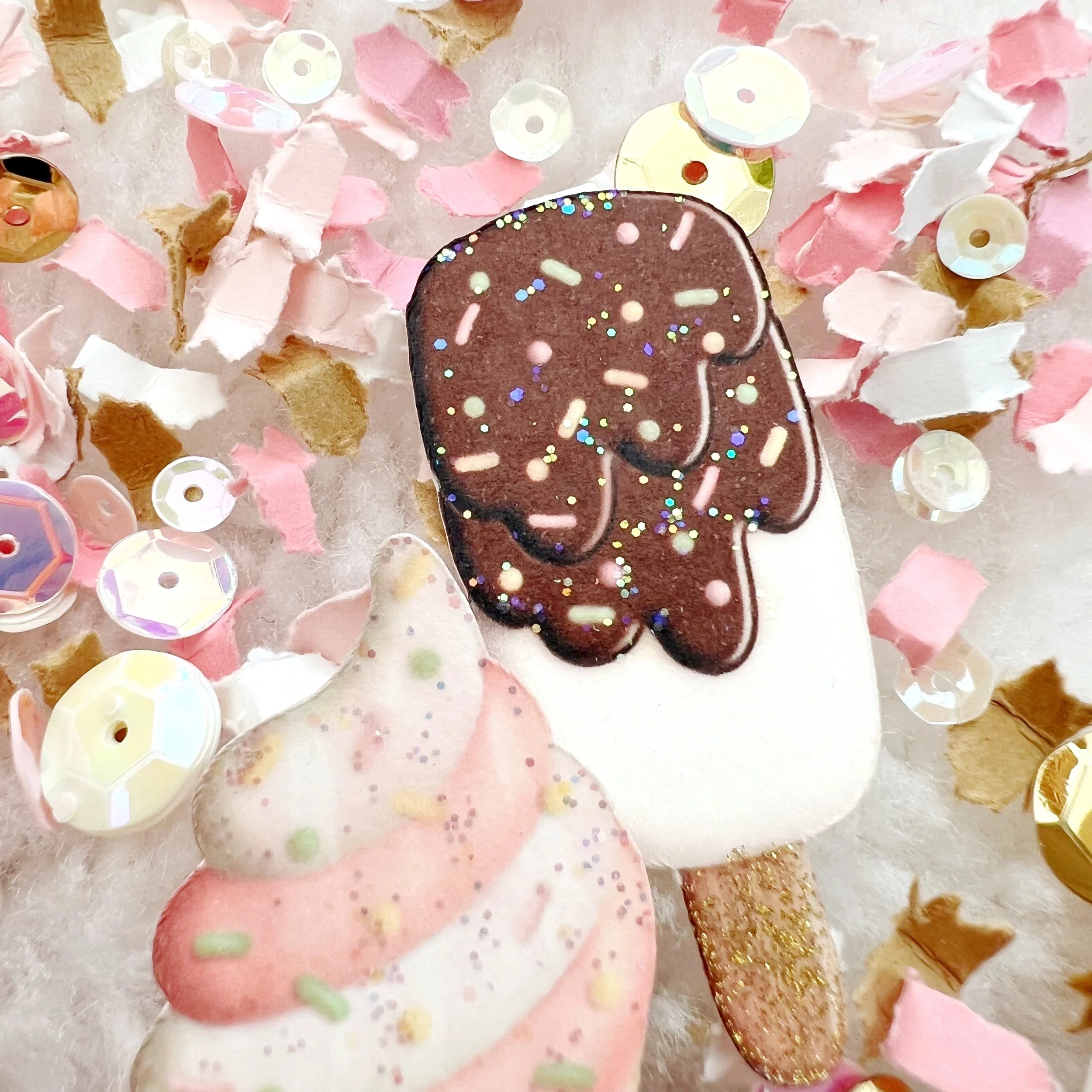 Mini Ice Cream Confetti