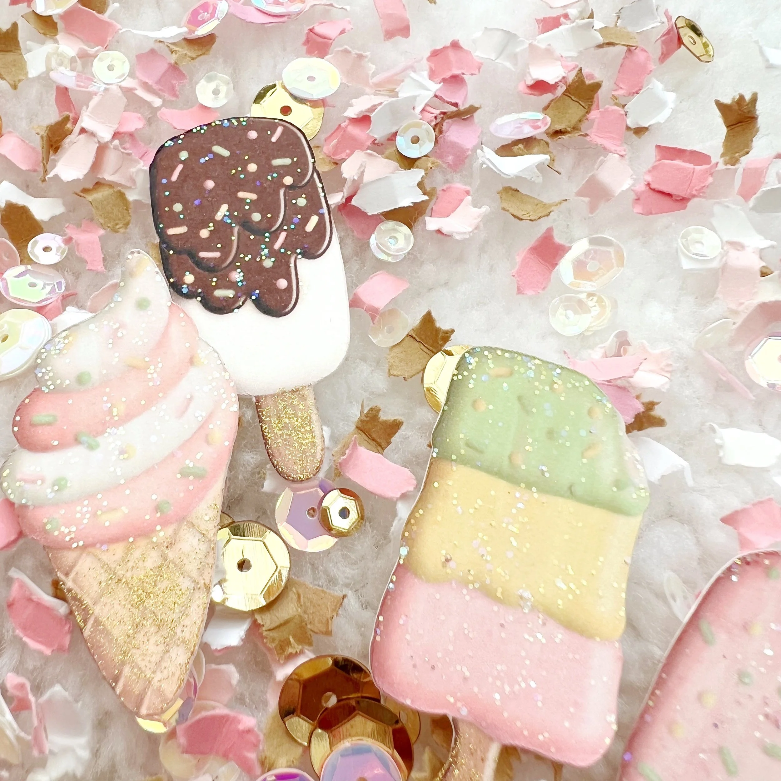 Mini Ice Cream Confetti
