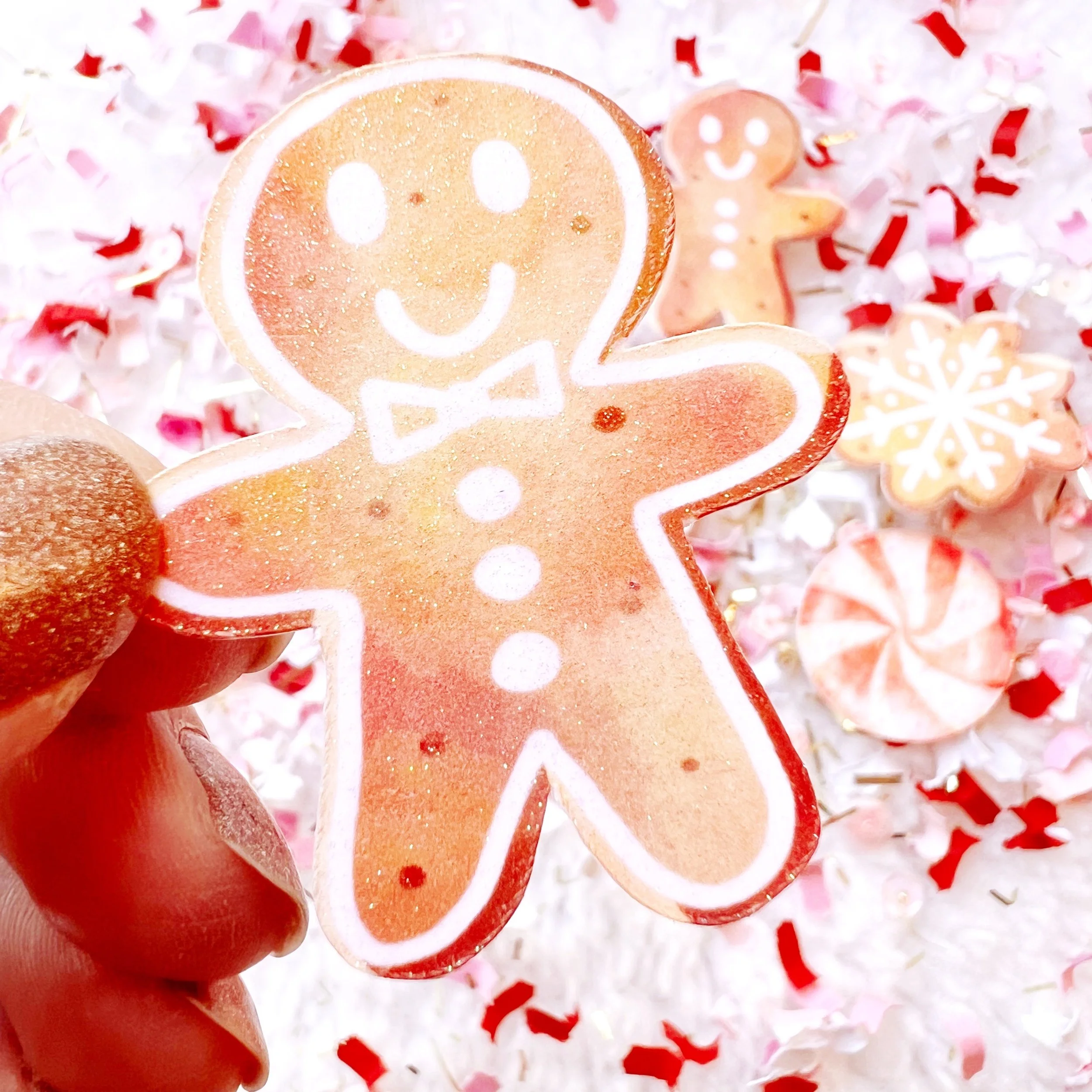 Peppermint Gingerbread Confetti
